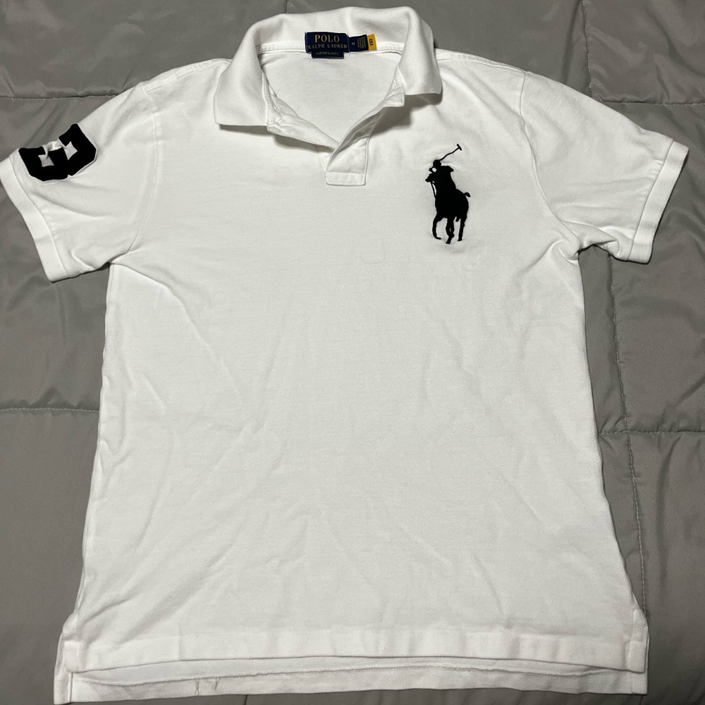 White polo shirt